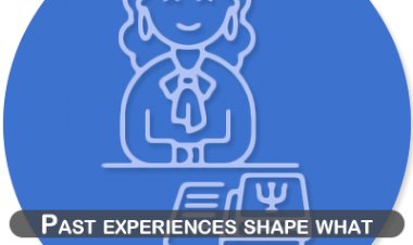 Past experiences shape what we see more than what we are looking at now